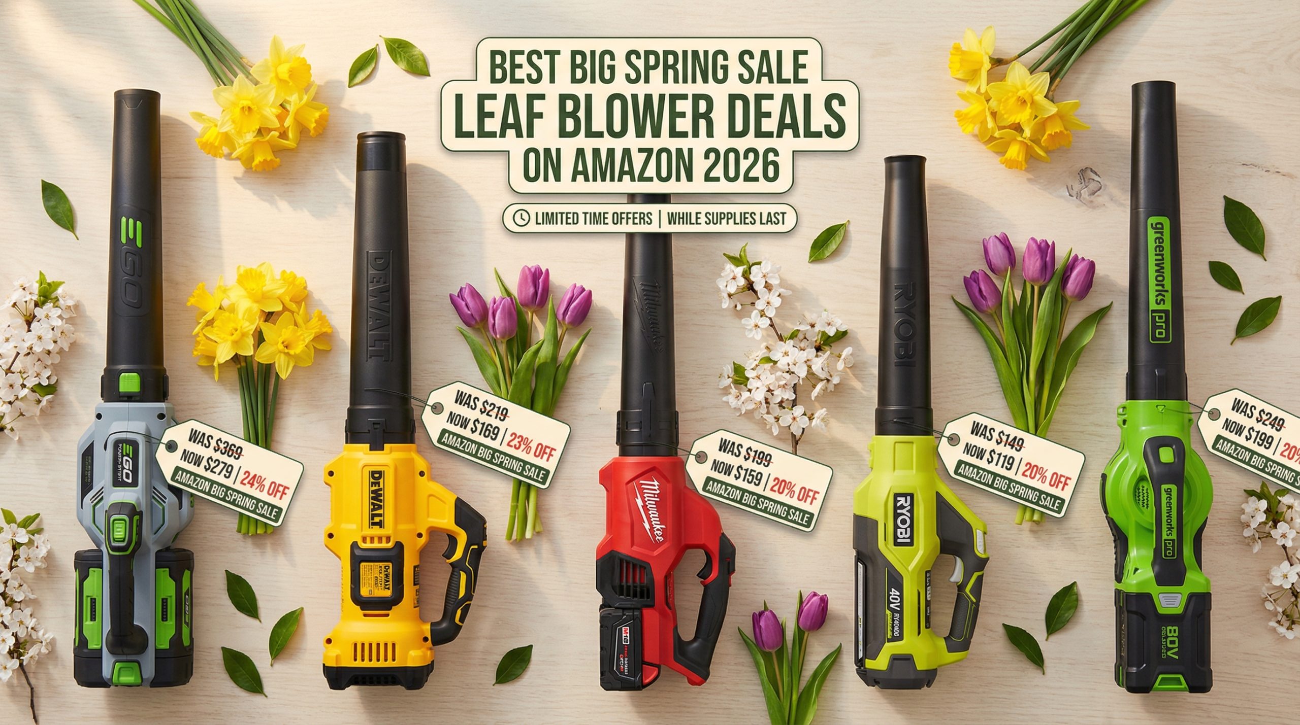 Best Big Spring Sale Leaf Blower Deals on Amazon