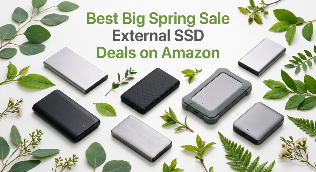 Best Big Spring Sale External SSD Deals on Amazon