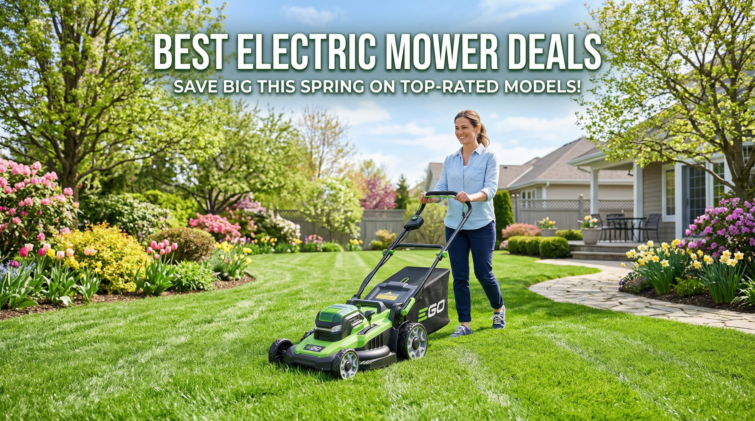 Best Big Spring Sale Electric Lawn Mower Deals on Amazon