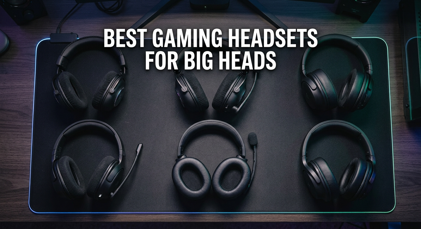 Best gaming headsets for big heads