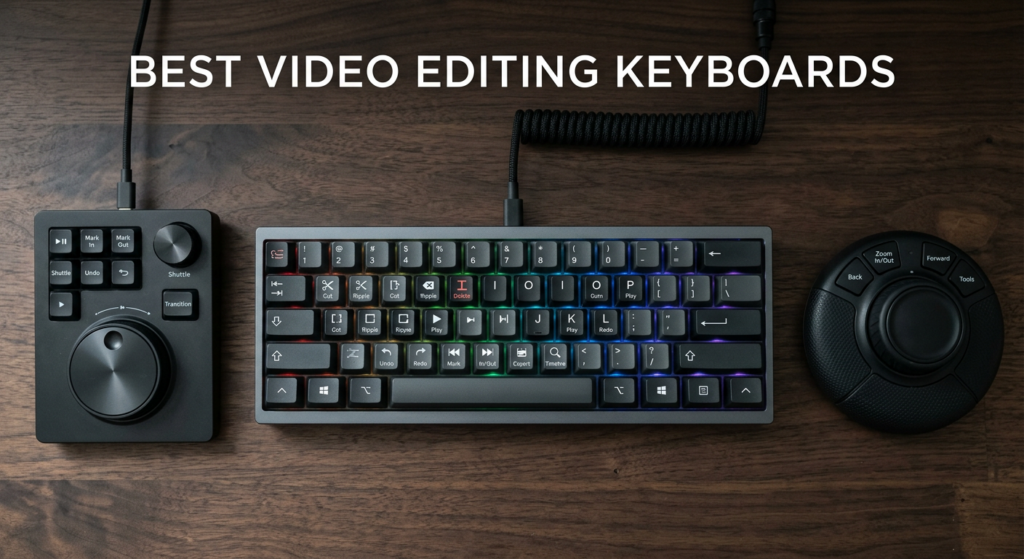 Best video editing keyboards for content creators