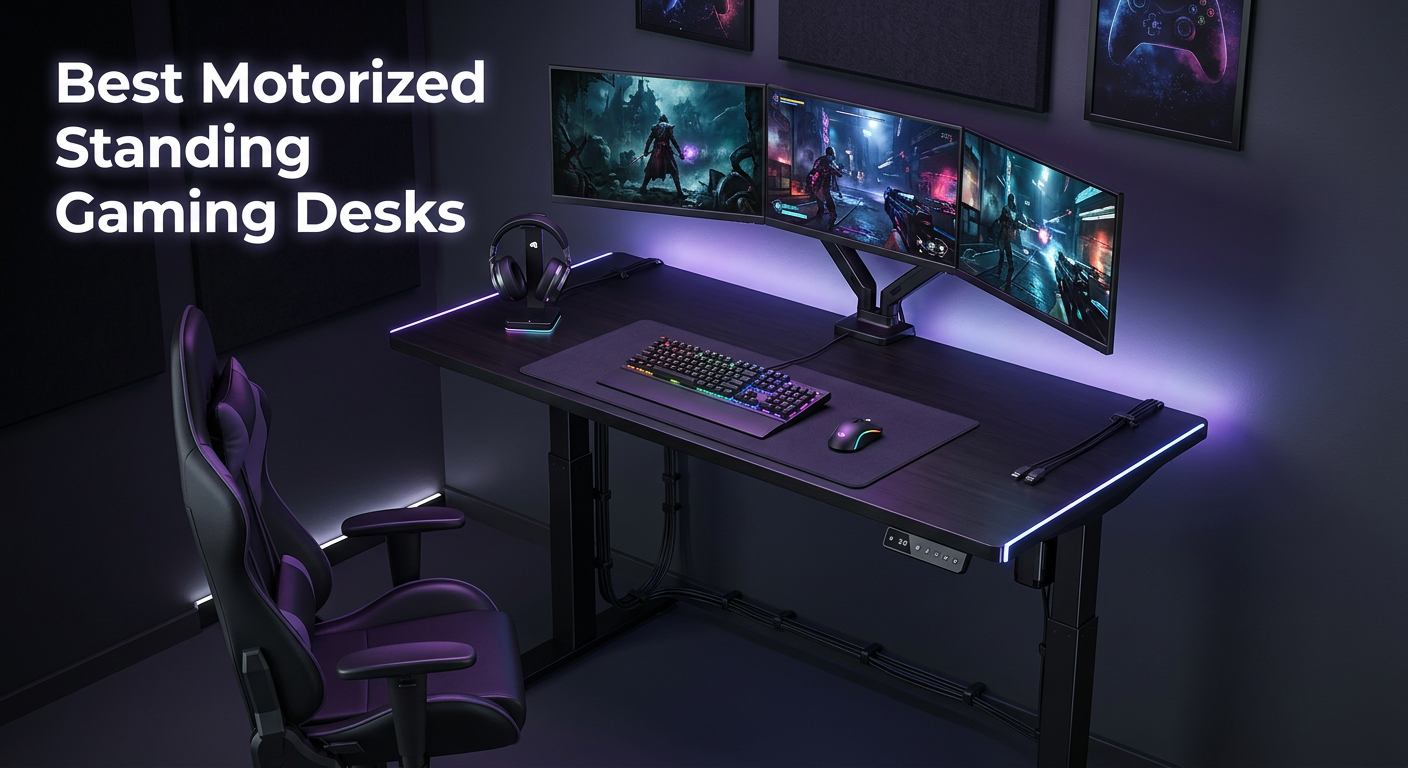 Best motorized standing gaming desks
