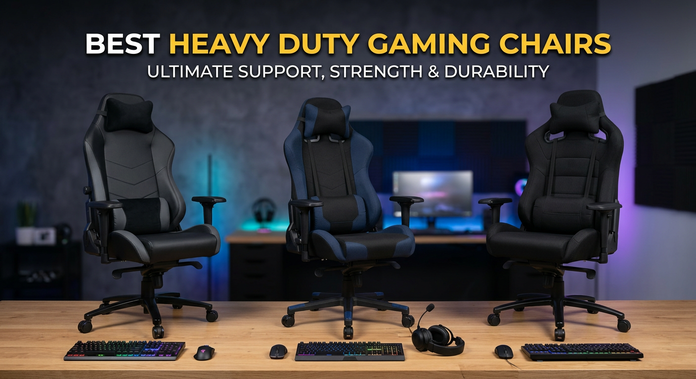 Best gaming chairs for heavy people (400+ lbs)