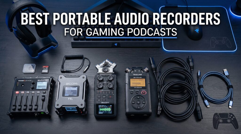 Best portable audio recorders for gaming podcasts
