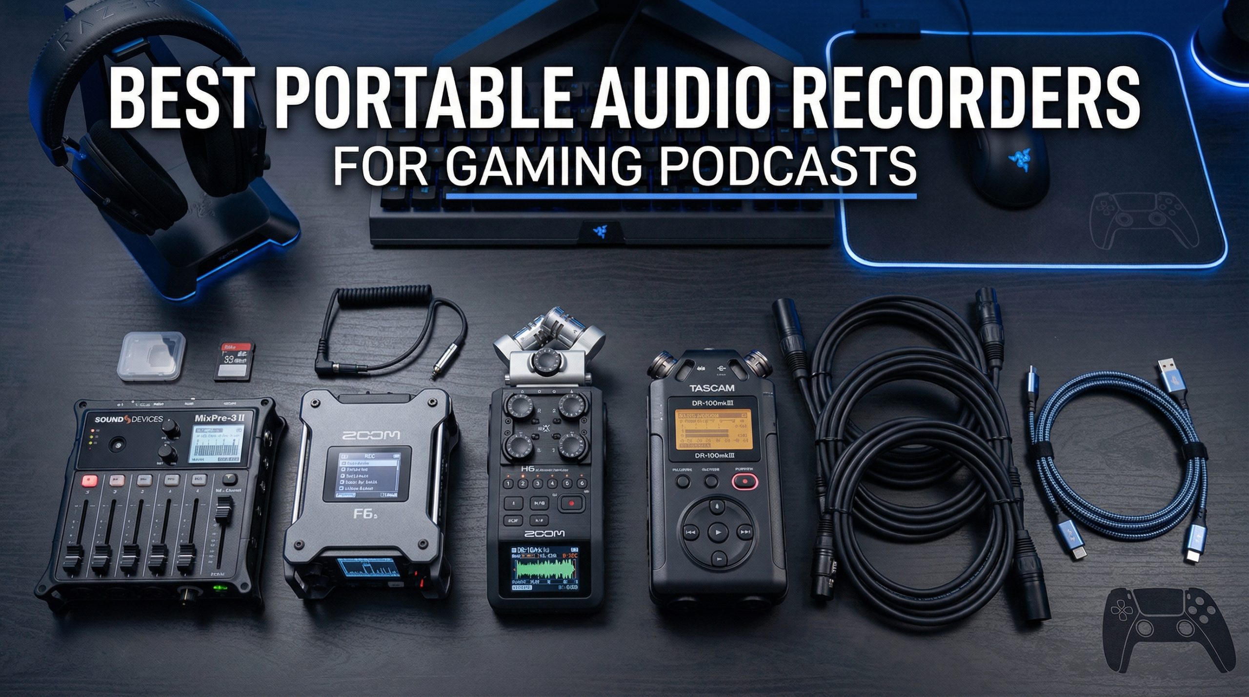 Best portable audio recorders for gaming podcasts