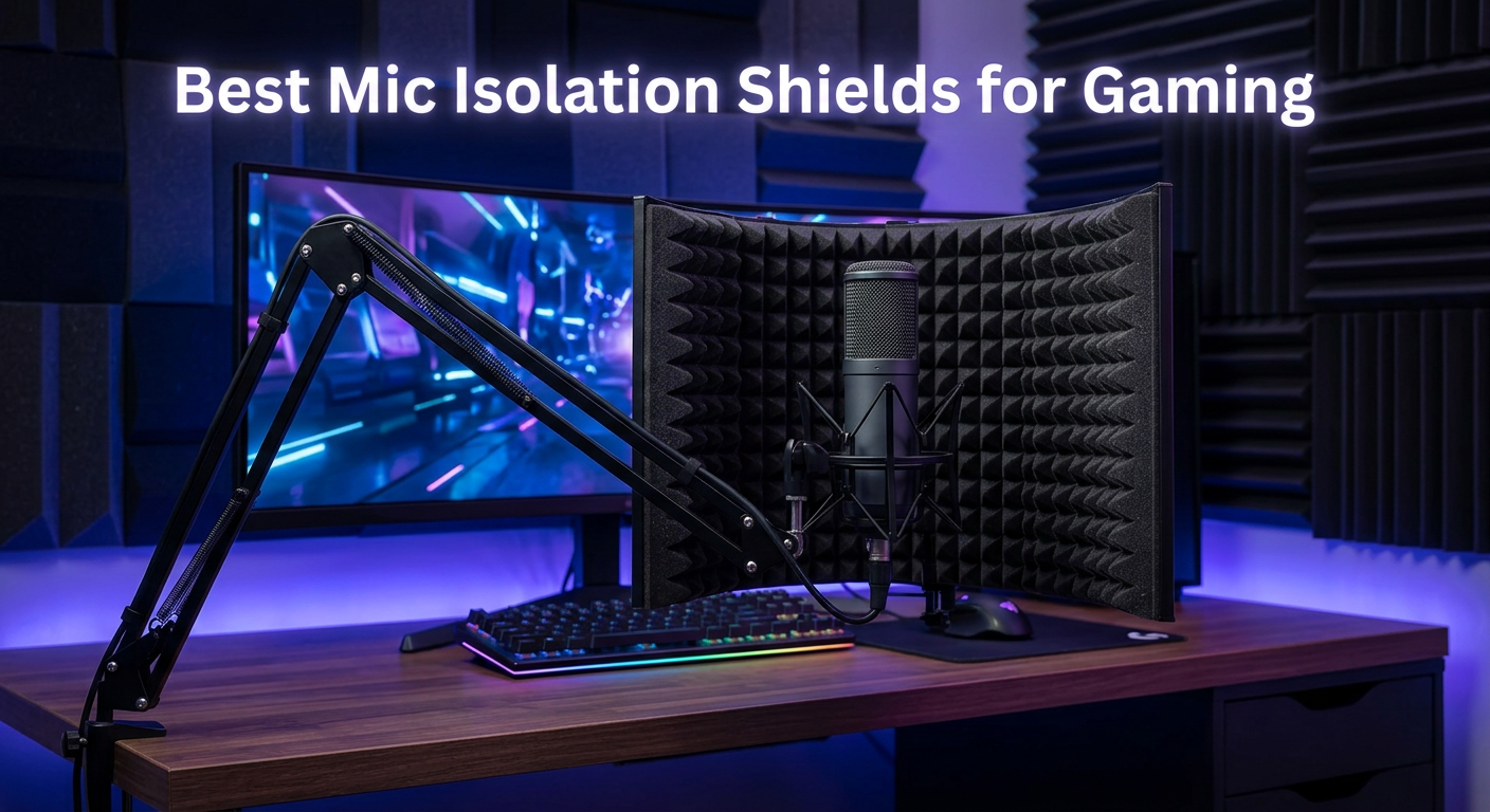 Best mic isolation shields for gaming