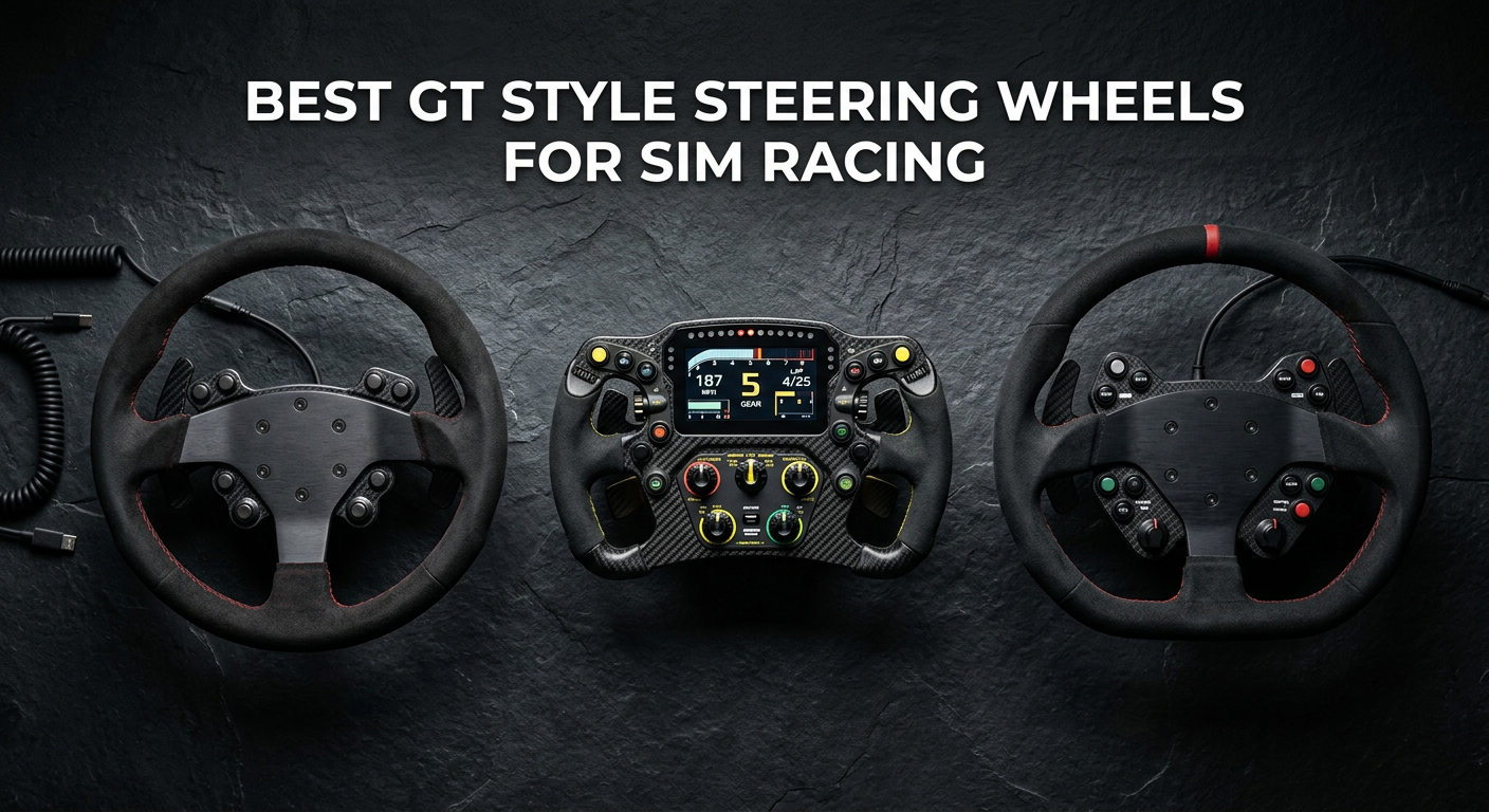 Best GT style steering wheels for sim racing
