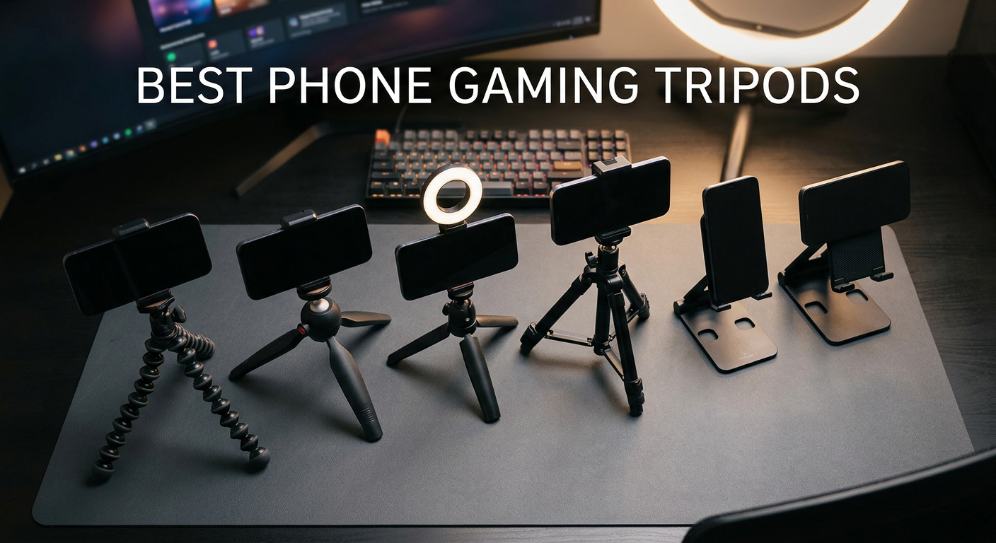 Best tripods for phone gaming recording