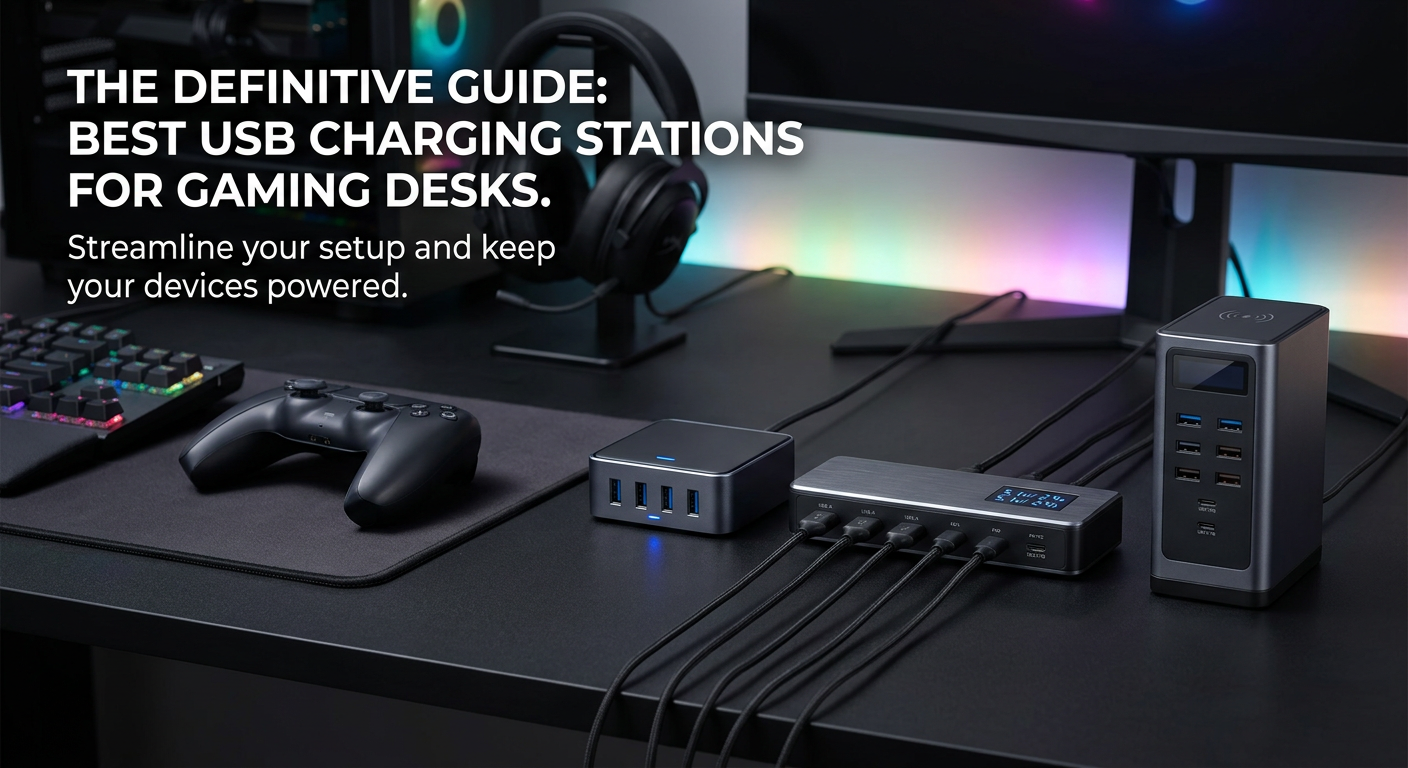 Best USB charging stations for gaming desks