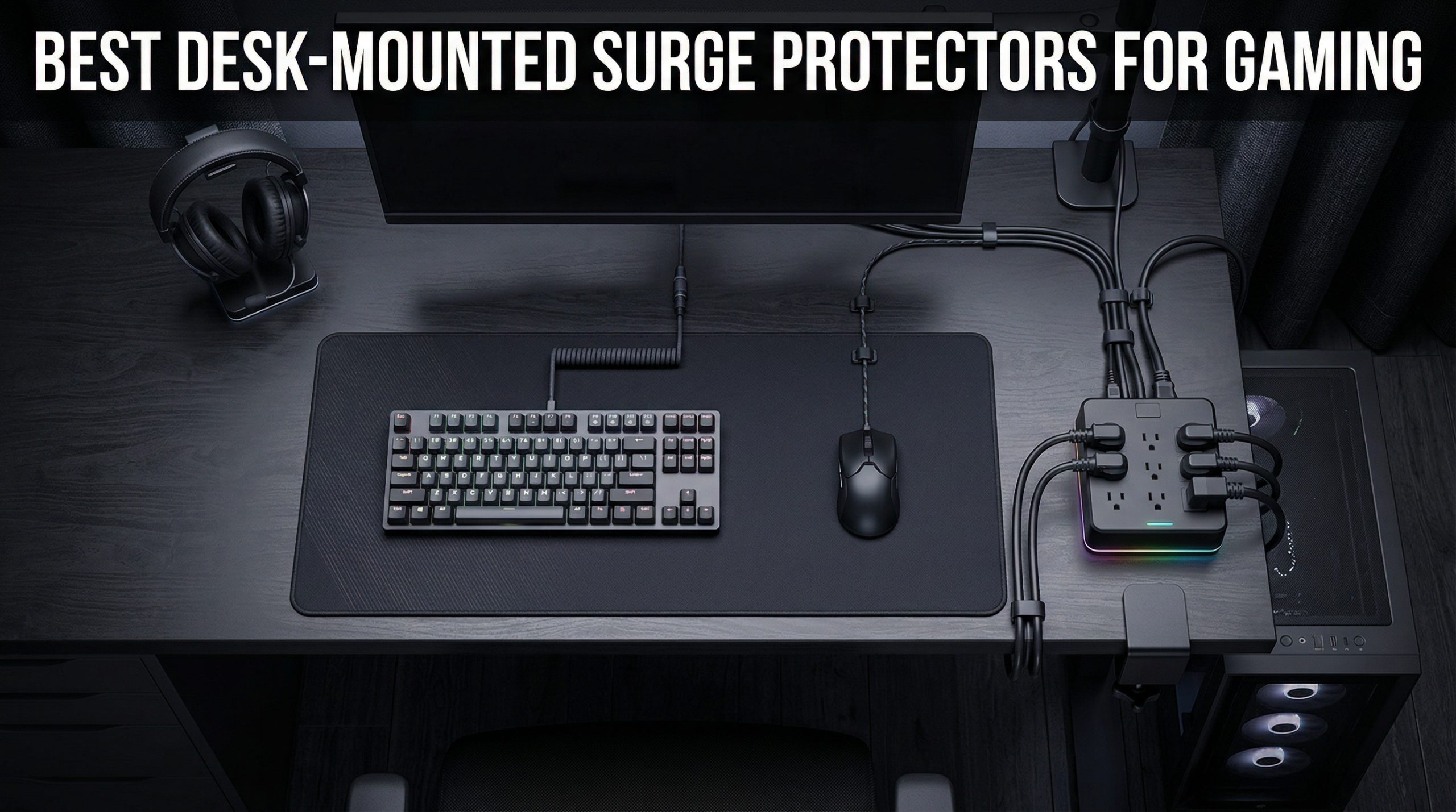 Best desk-mounted surge protectors for gaming