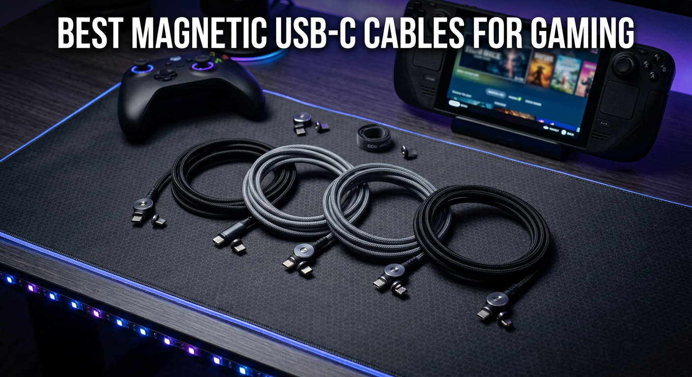 Best magnetic USB-C cables for gaming devices