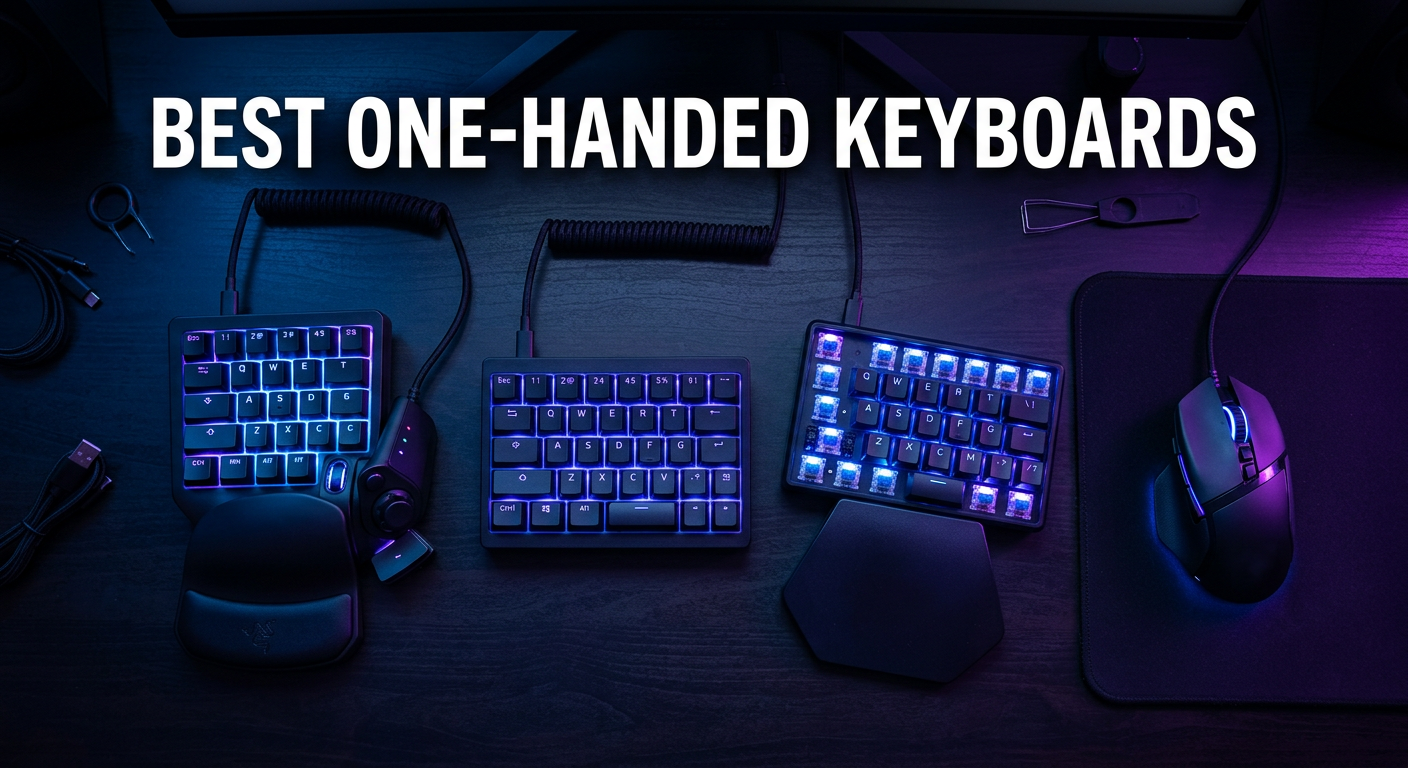 Best one-handed keyboard alternatives for gamers