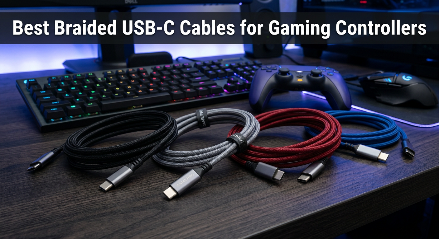 Best braided USB-C cables for gaming controllers