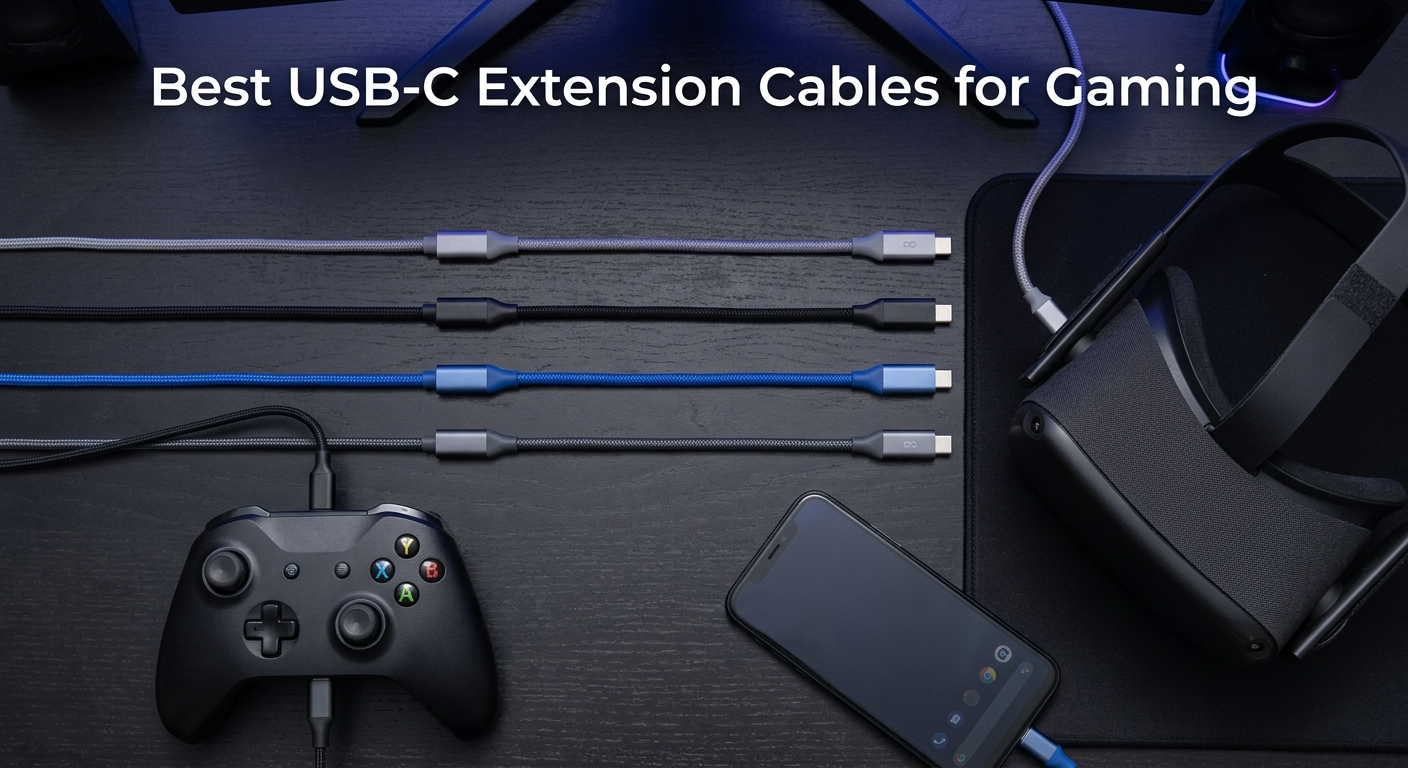 Best USB-C extension cables for gaming peripherals