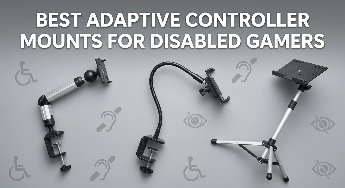 Best adaptive controller mounts for disabled gamers