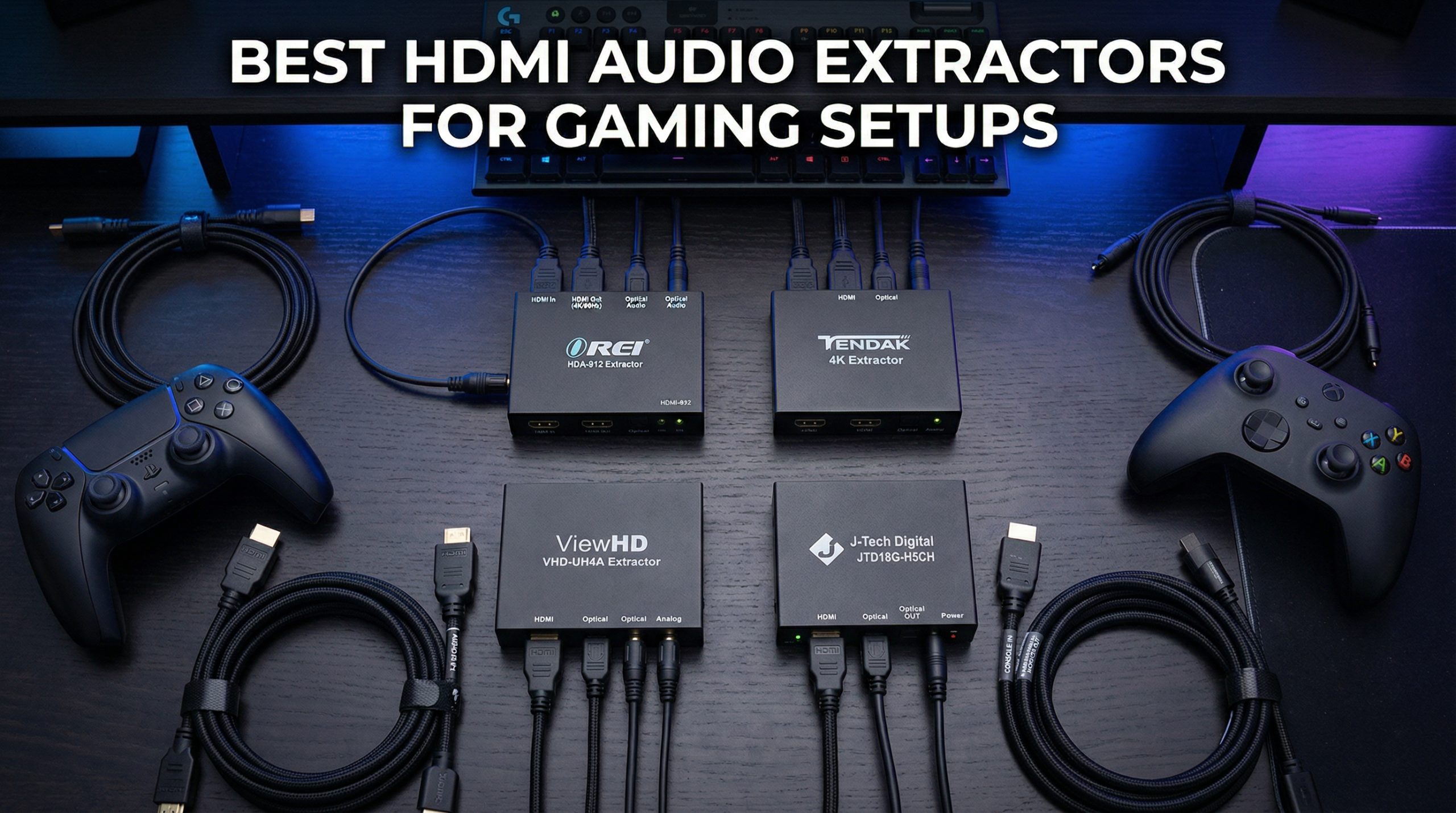 Best HDMI audio extractors for gaming setups