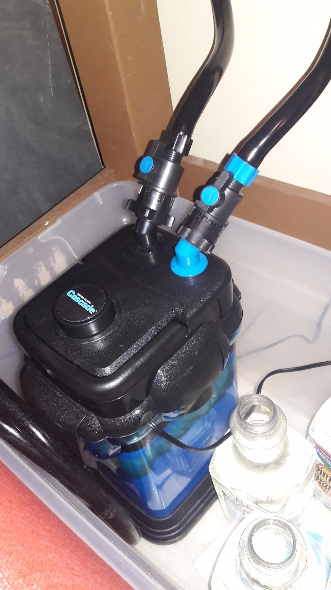Penn-Plax Cascade 1200 Canister Filter - 315 GPH Aquarium Filter for Tanks Up to 150 Gallons - 360 Degree Flow Valves, Poly Fiber Pads, Bio-Sponge & Activated Carbon -Fresh & Saltwater -11.5x11x20.5in customer photo 2