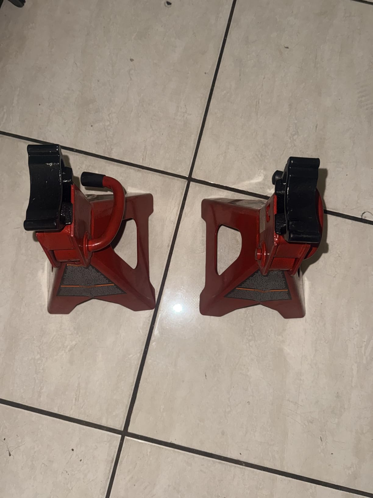 BIG RED T43202 Torin Heavy Duty Steel Jack Stands: 3 Ton (6,000 lb) Capacity Car Lifting Stand,1 Pair (Not Suitable for SUV,Truck) customer photo 2