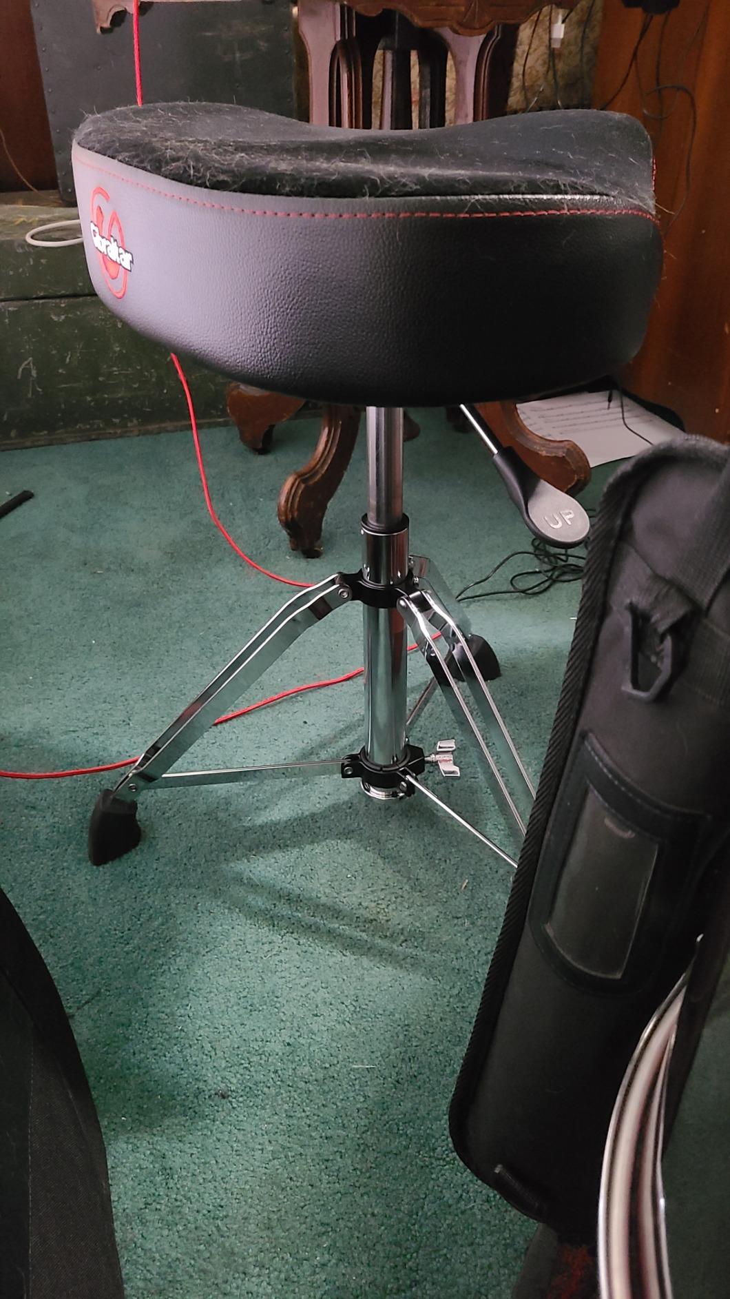 Gibraltar Hydraulic Drum Throne with Oversized Saddle Seat and Pneumatic Height Adjustment 9000 Series (9608HM) customer photo 1