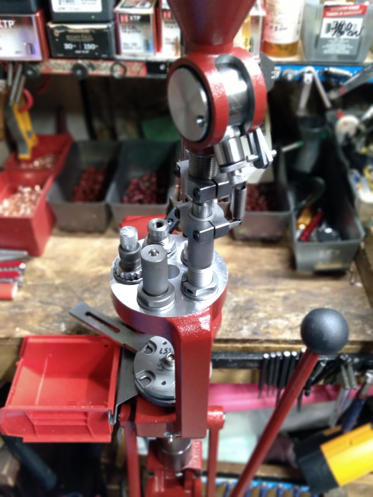 Hornady Lock-N-Load AP Press Loader - Progressive Reloading Press with Quick Change Bushing System, EZ-JECT System and Powder Measure customer photo 1