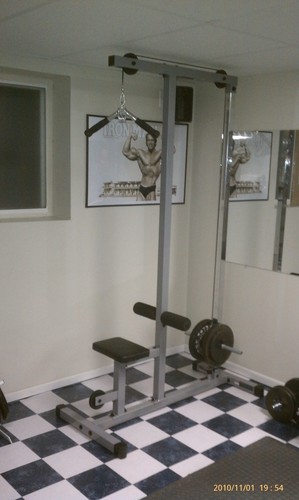 Powerline by Body-Solid LAT Pull Down Machine - Home Gym with High & Low Pulleys, Heavy Gauge Steel Construction customer photo 1