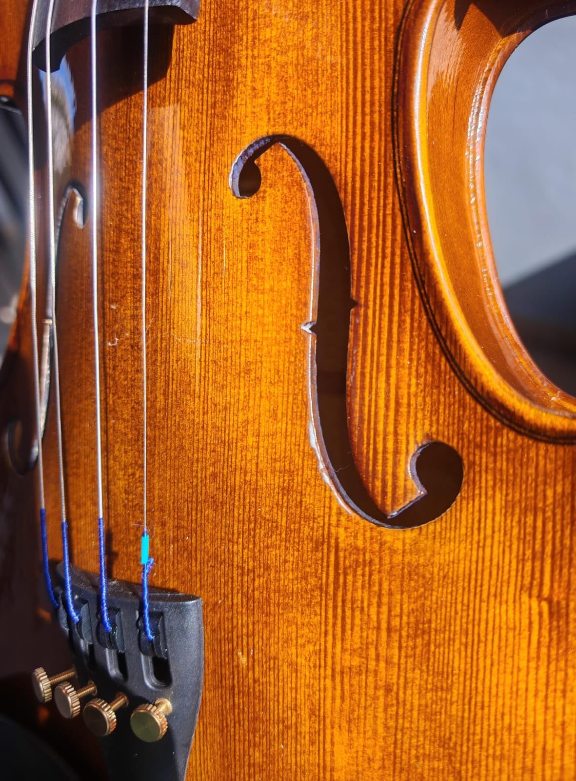 Cremona SV-175 Premier Student Violin Outfit - 3/4 Size - Hand-Carved Spruce & Maple, Ebony Fittings, US-Made Prelude Strings for Beginner & Advancing Students customer photo 1