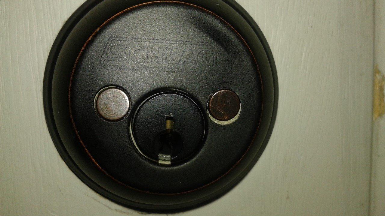 Schlage B60 N 619 Deadbolt, Keyed 1 Side, Highest Residential Security, Satin Nickel customer photo 2