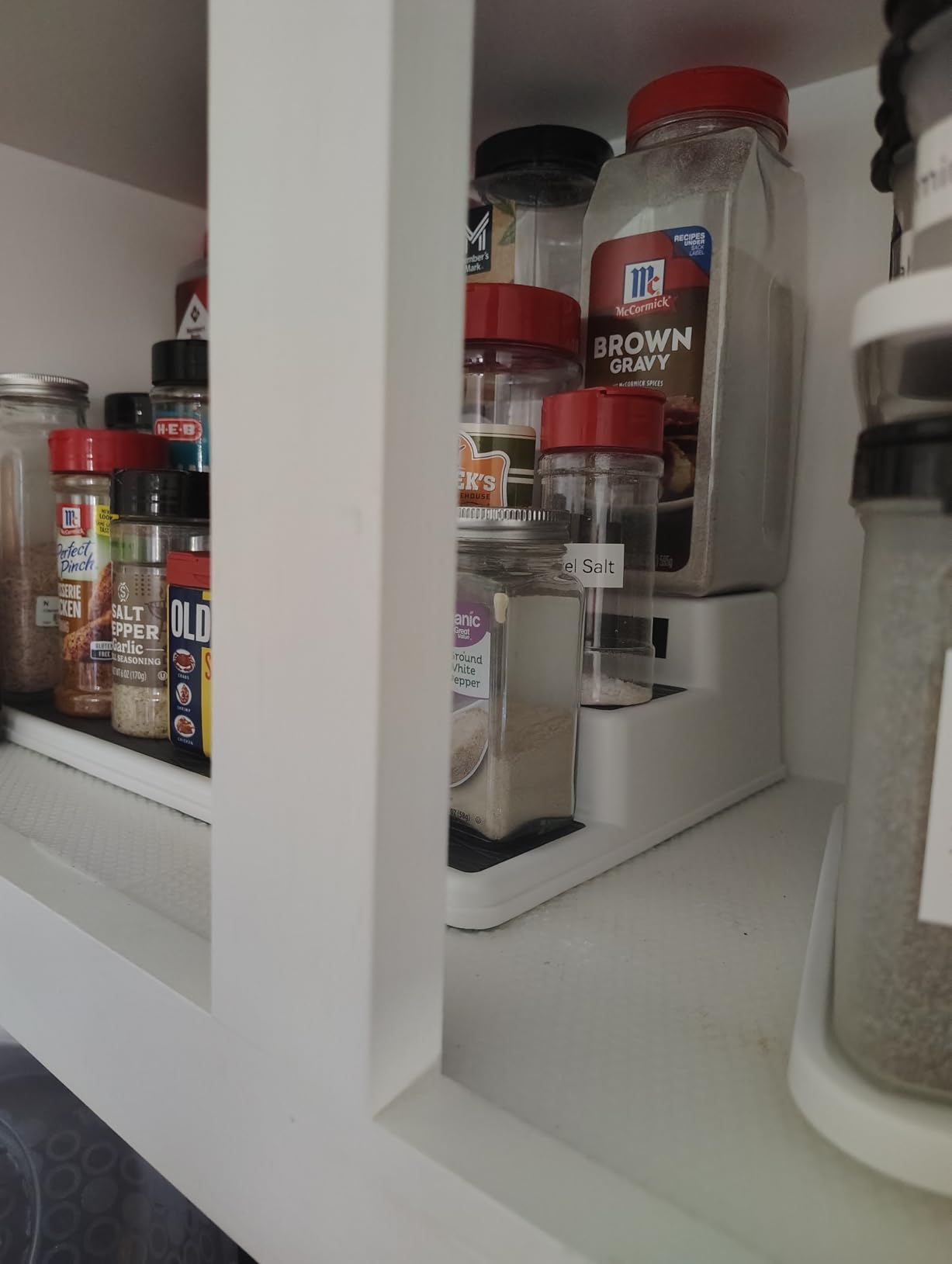 Copco 3-Tier Non-Skid Spice Rack Organizer for Kitchen Cabinet or Pantry, 15-Inch Tiered Shelf customer photo 2