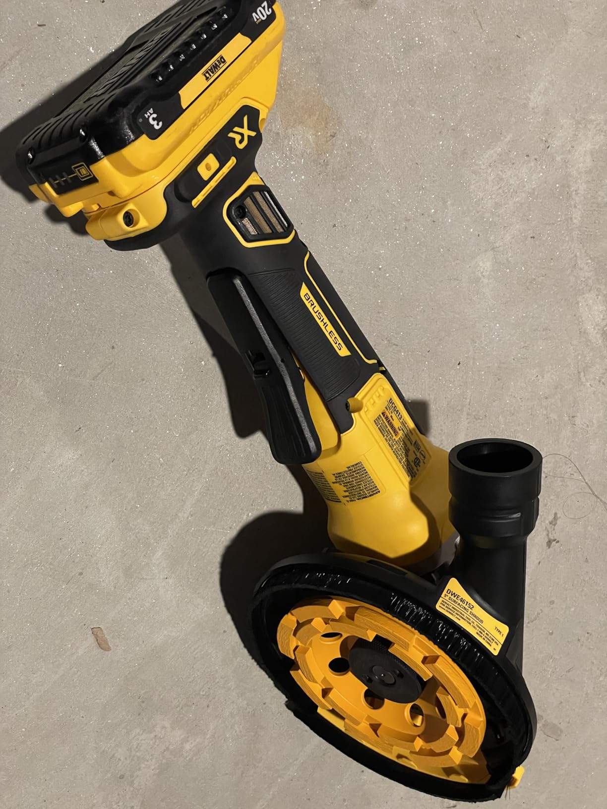 DEWALT Grinding Wheel, Double Row, Diamond Cup, 4-1/2-Inch (DW4774) customer photo 1