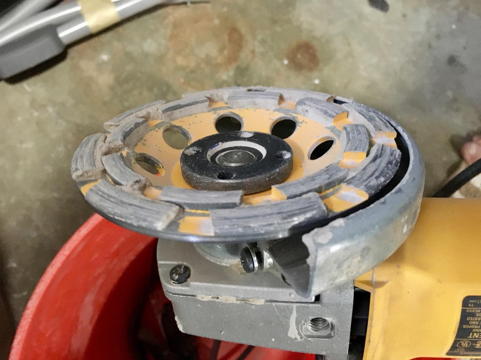 DEWALT Grinding Wheel, Double Row, Diamond Cup, 4-1/2-Inch (DW4774) customer photo 2