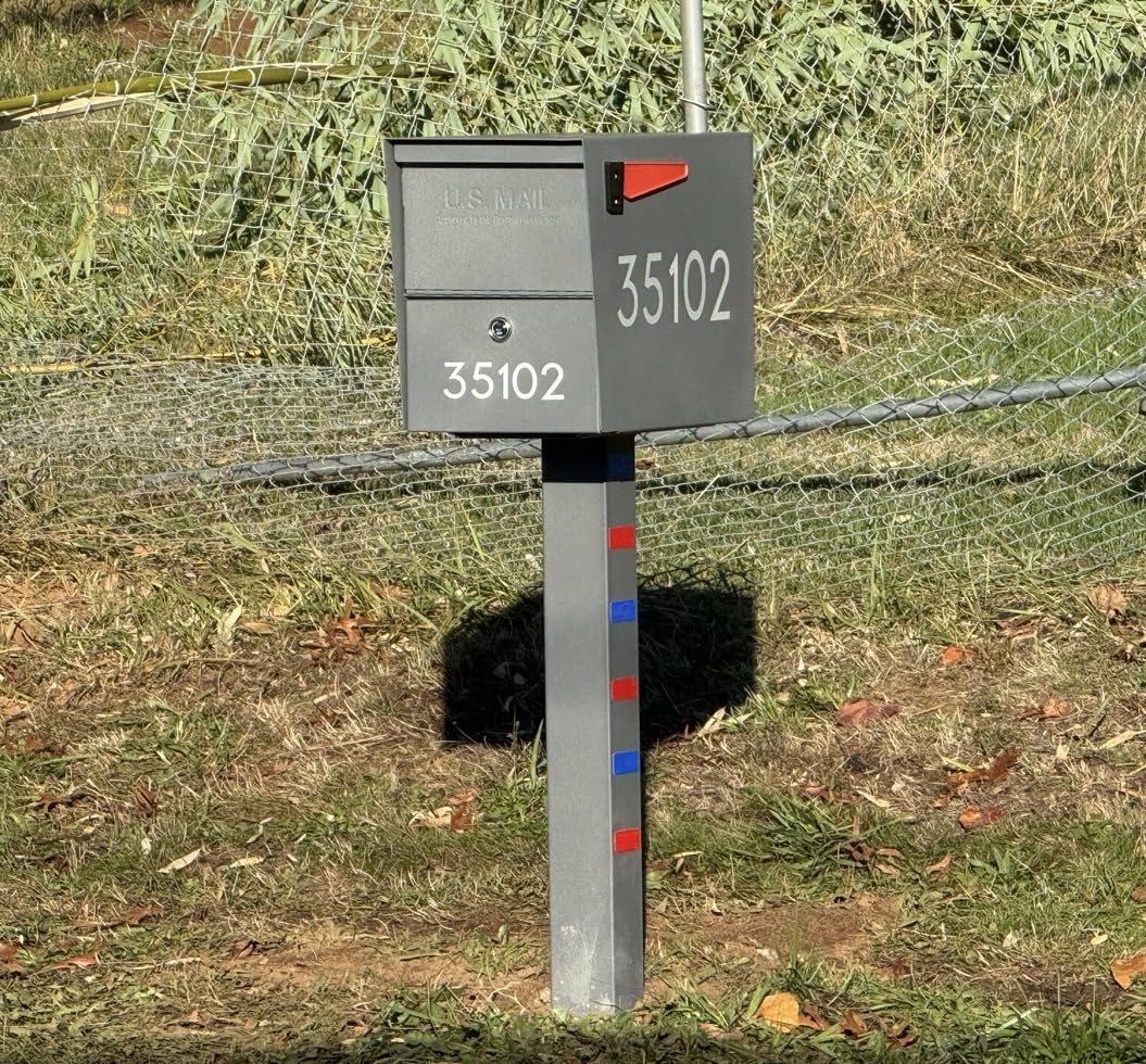 Mail Boss 7206 Package Master Curbside Locking Security Mailbox | Black, Medium customer photo 2