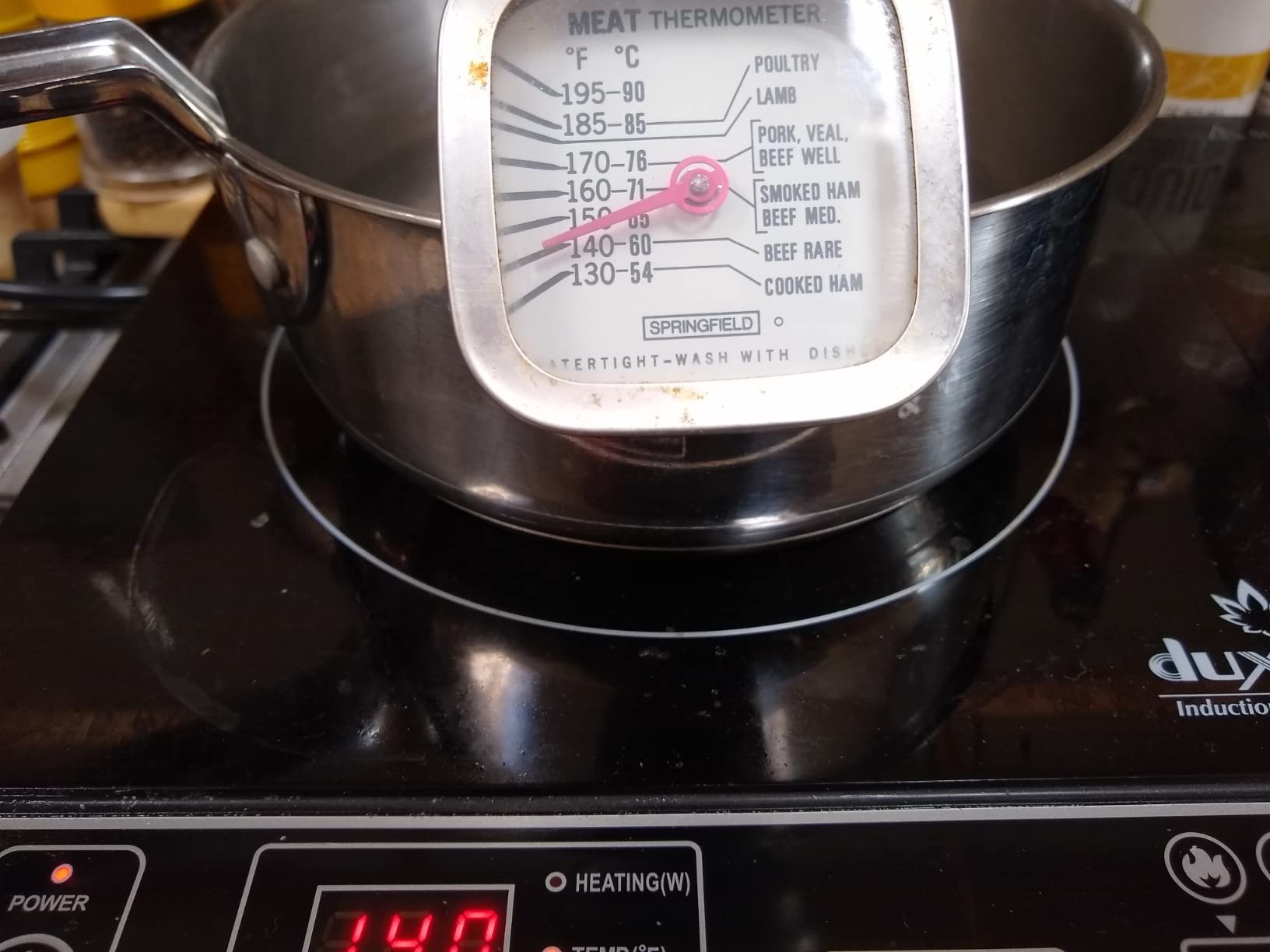 Duxtop 1800W Portable Induction Cooktop, Gold 8100MC/BT-180G3 customer photo 2