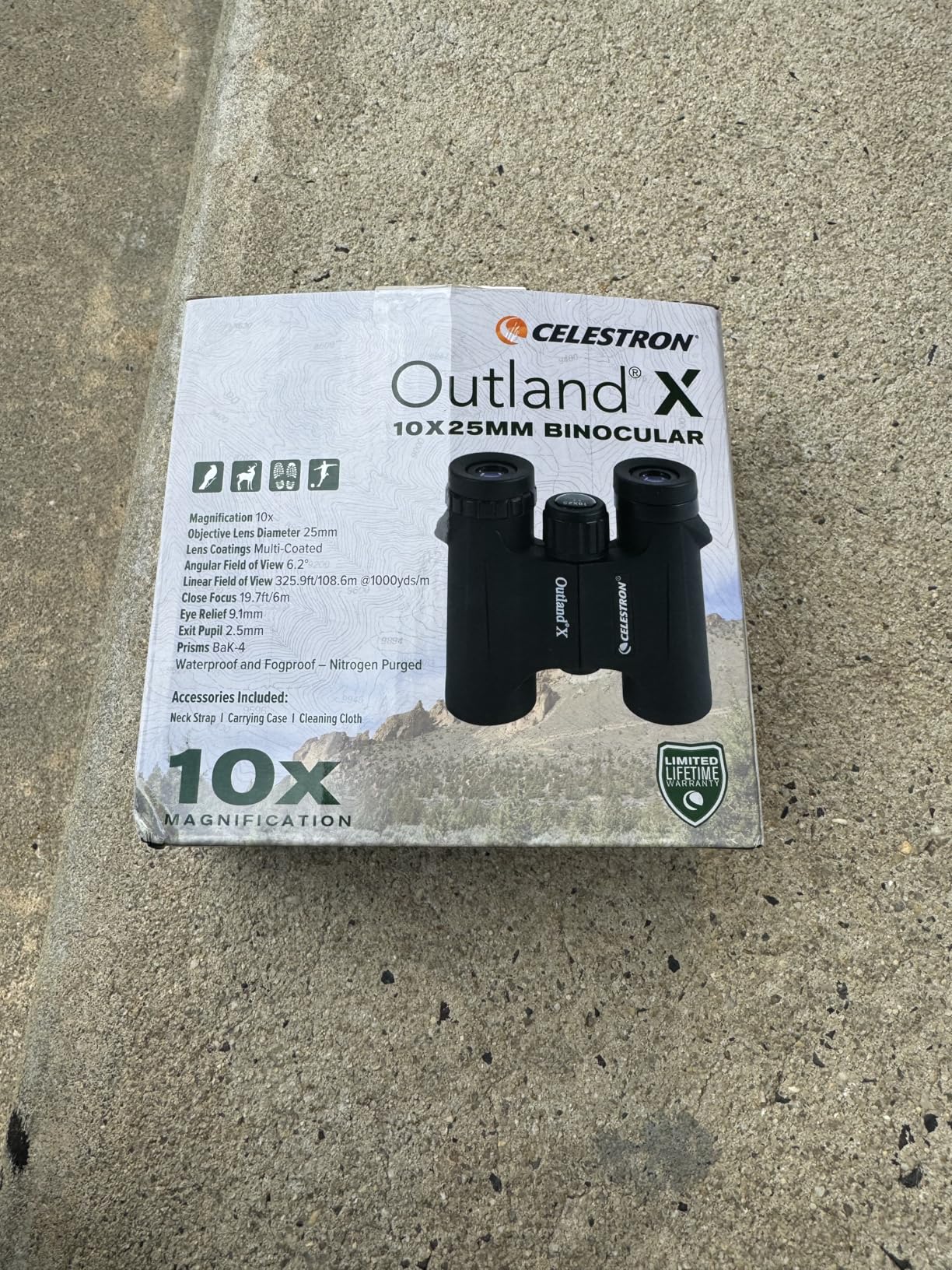 Celestron - Outland X 8x25 Binoculars - Ideal for Birding and Outdoors - 25mm Objective Lenses - Wide 8.2 Degrees Field of View - BaK-4 Prisms - Multi-Coated - Waterproof and Fogproof customer photo 2
