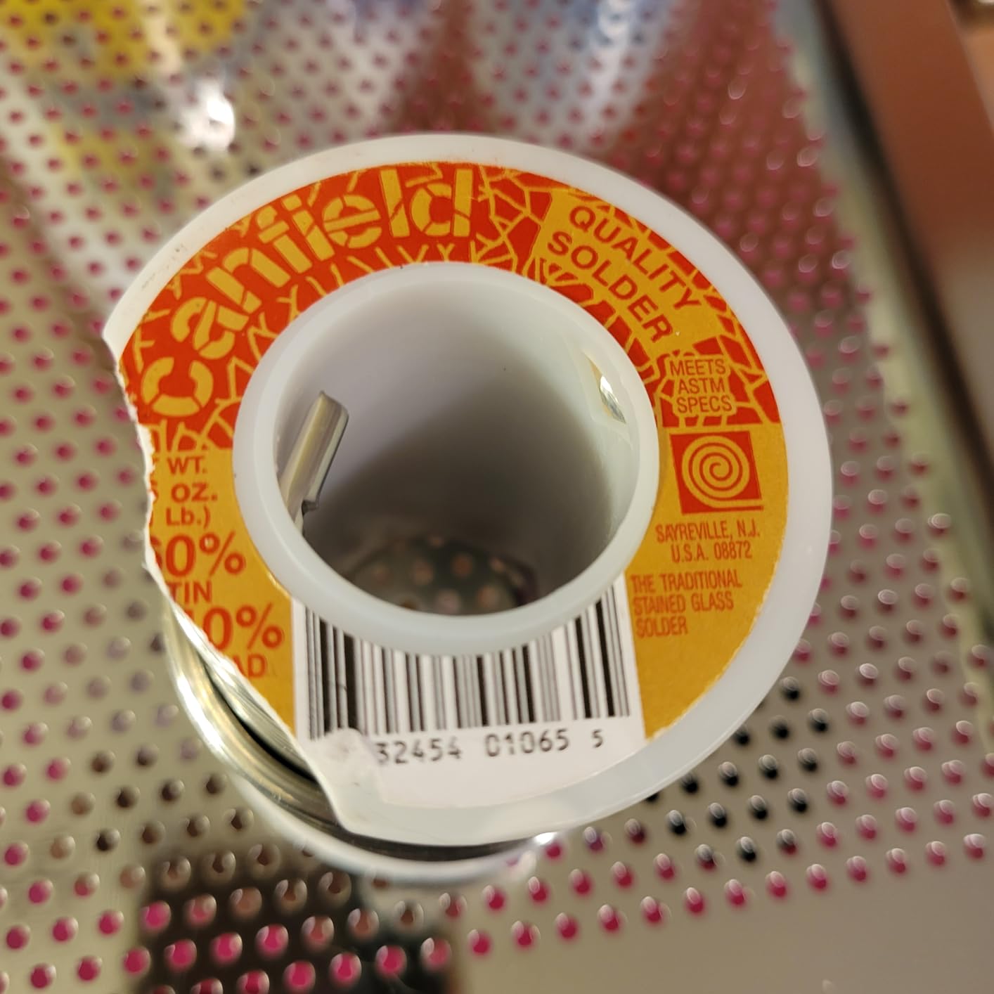Canfield 60/40 Solder for Stained Glass customer photo 2