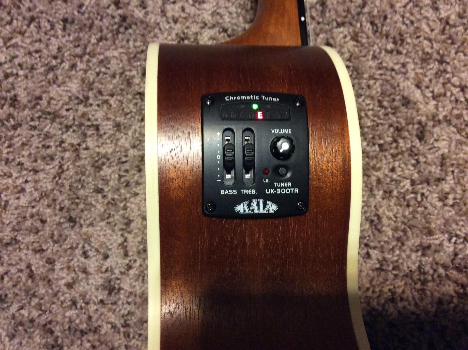 Kala KA-TE Mahogany Tenor Acoustic-Electric Ukulele Bundle with Hard Case, Tuner, Strap, Austin Bazaar Instructional DVD, and Polishing Cloth customer photo 1
