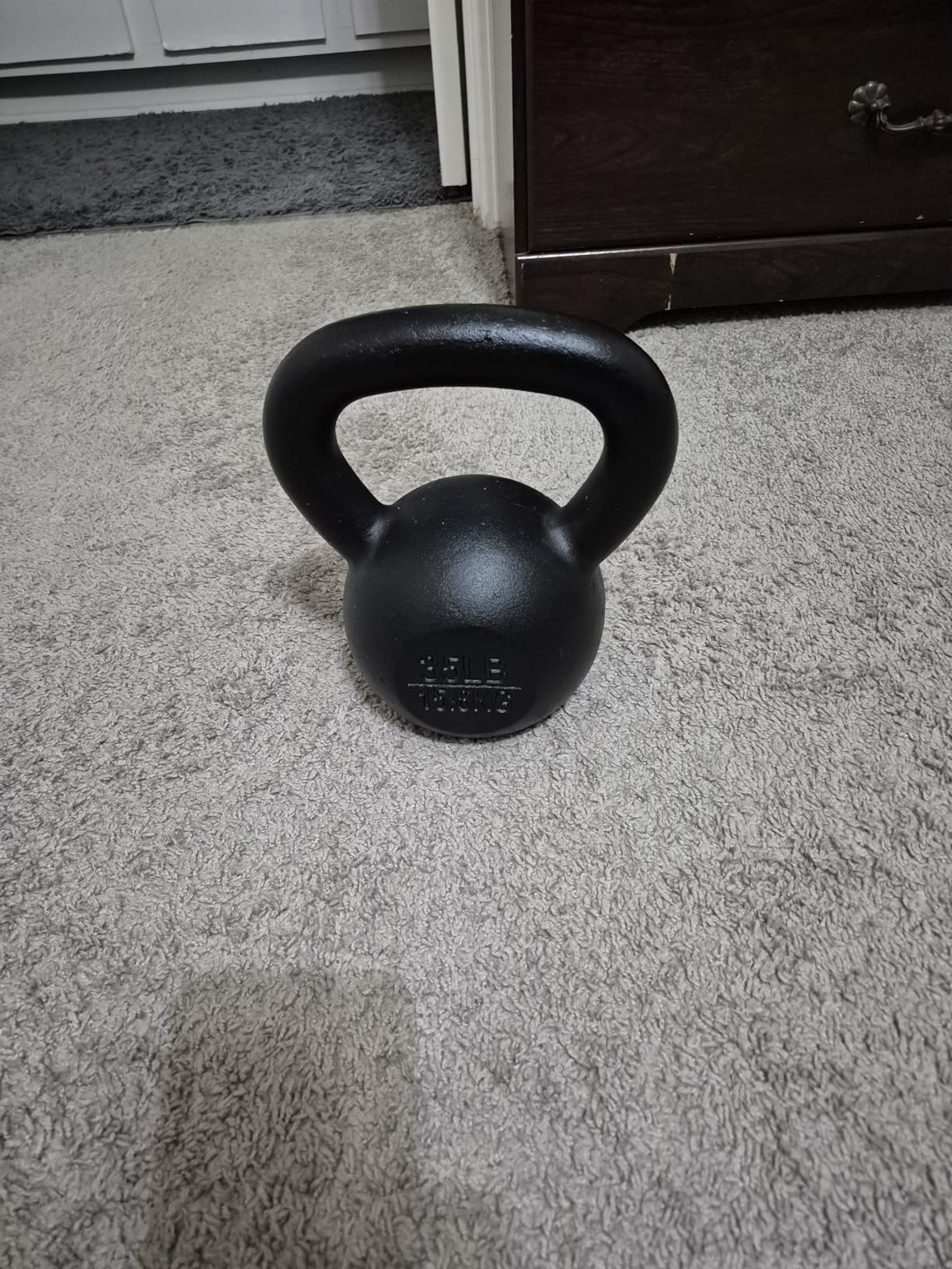 Yes4All Cast Iron Kettlebell, Strength Training Kettlebells 5-80 Lb for Full Body Workout, Push up, Strength Training customer photo 2