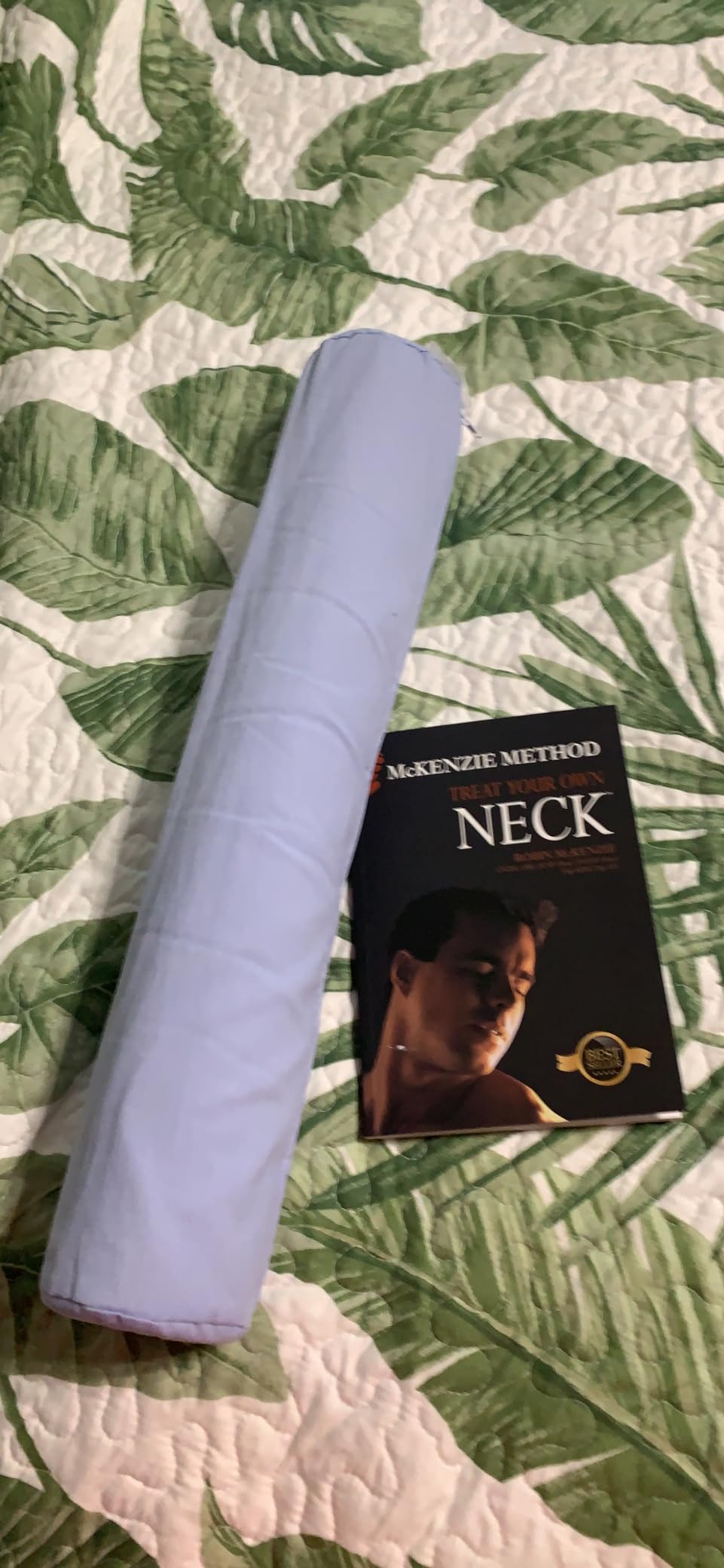 OPTP The Original McKenzie Cervical Roll, 20-inch Neck Support Pillow to Relieve Neck and Back Pain - Round Pillow for Improved Sleeping Support and Cervical Pain Relief - Made in The USA customer photo 2
