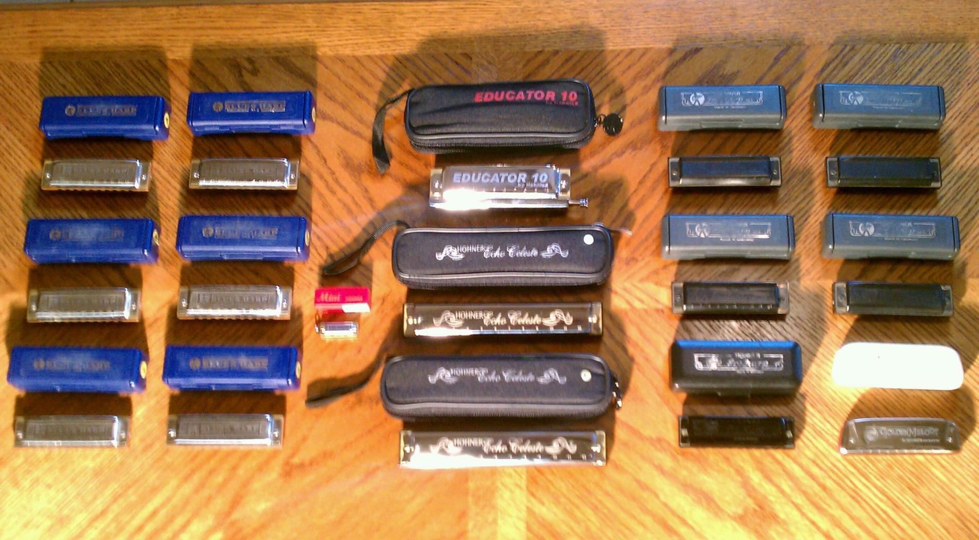 Hohner 532BX-C Blues Harp Diatonic Harmonica, Key of C - Double Lacquered Doussie Comb, Modular Construction customer photo 1