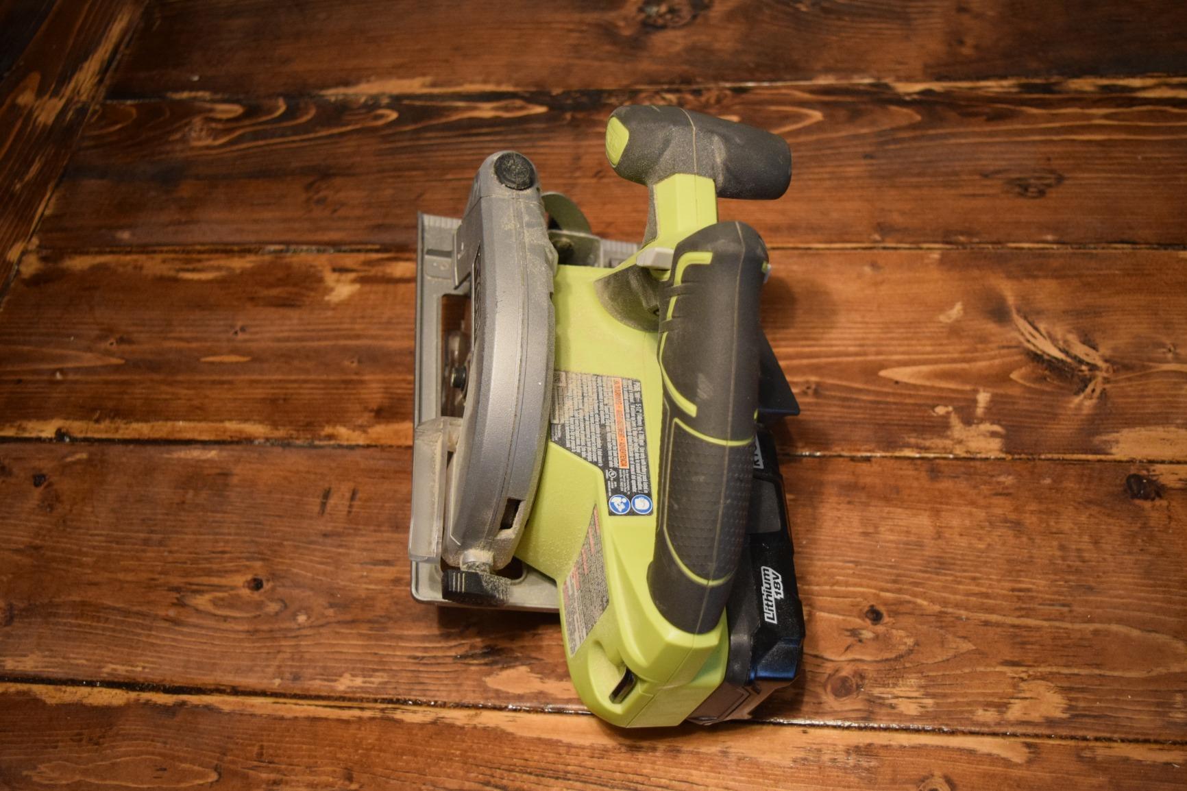 P506 One+ Lithium Ion 18V 5 1/2 Inch 4,700 RPM Cordless Circular Saw with Laser Guide and Carbide-Tipped Blade (Battery Not Included, Power Tool Only) customer photo 2