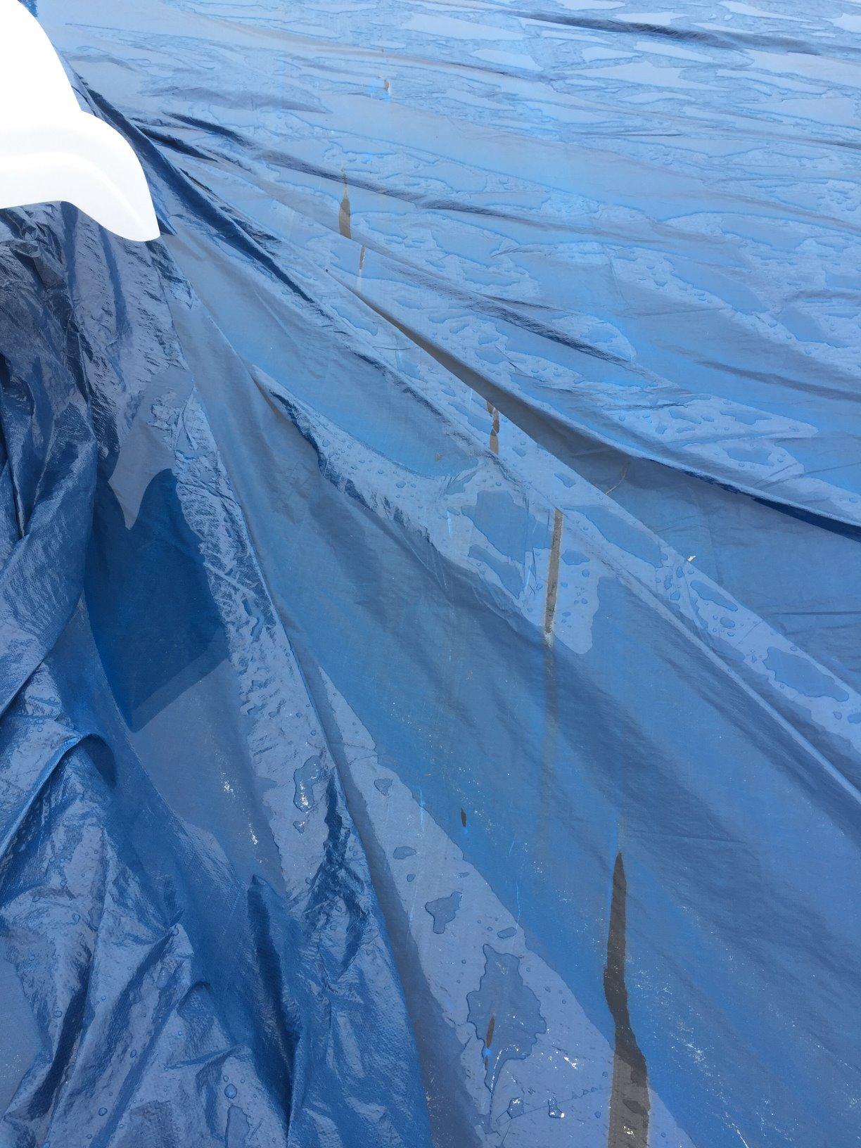 Robelle 20 x 40 ft Heavy Duty Blue Winter Pool Cover for Inground Pools, 5 ft Overlap (25 x 45 ft Cover Size), Solid 8 x 8 Scrim, 2.36 oz/yd2, 10-Year Warranty, Style: 352040R customer photo 1