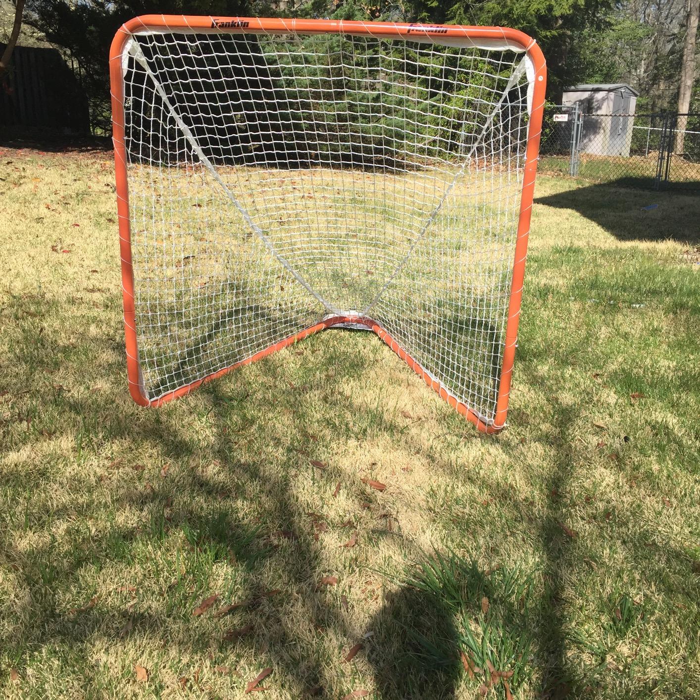 Franklin Sports Backyard Lacrosse Goal - Kids + Adult Lacrosse Training Net customer photo 2