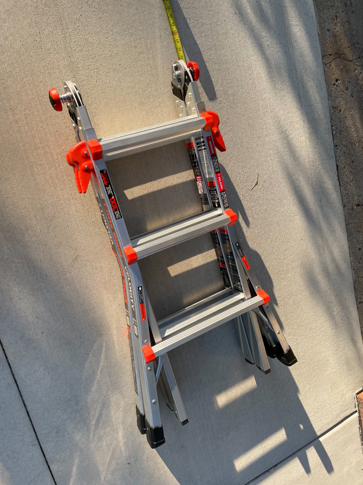 Little Giant Ladders, Velocity with Wheels, M17, 17 Ft, Multi-Position Ladder, Aluminum, Type 1A, 300 lbs Weight Rating, (15417-001) customer photo 2