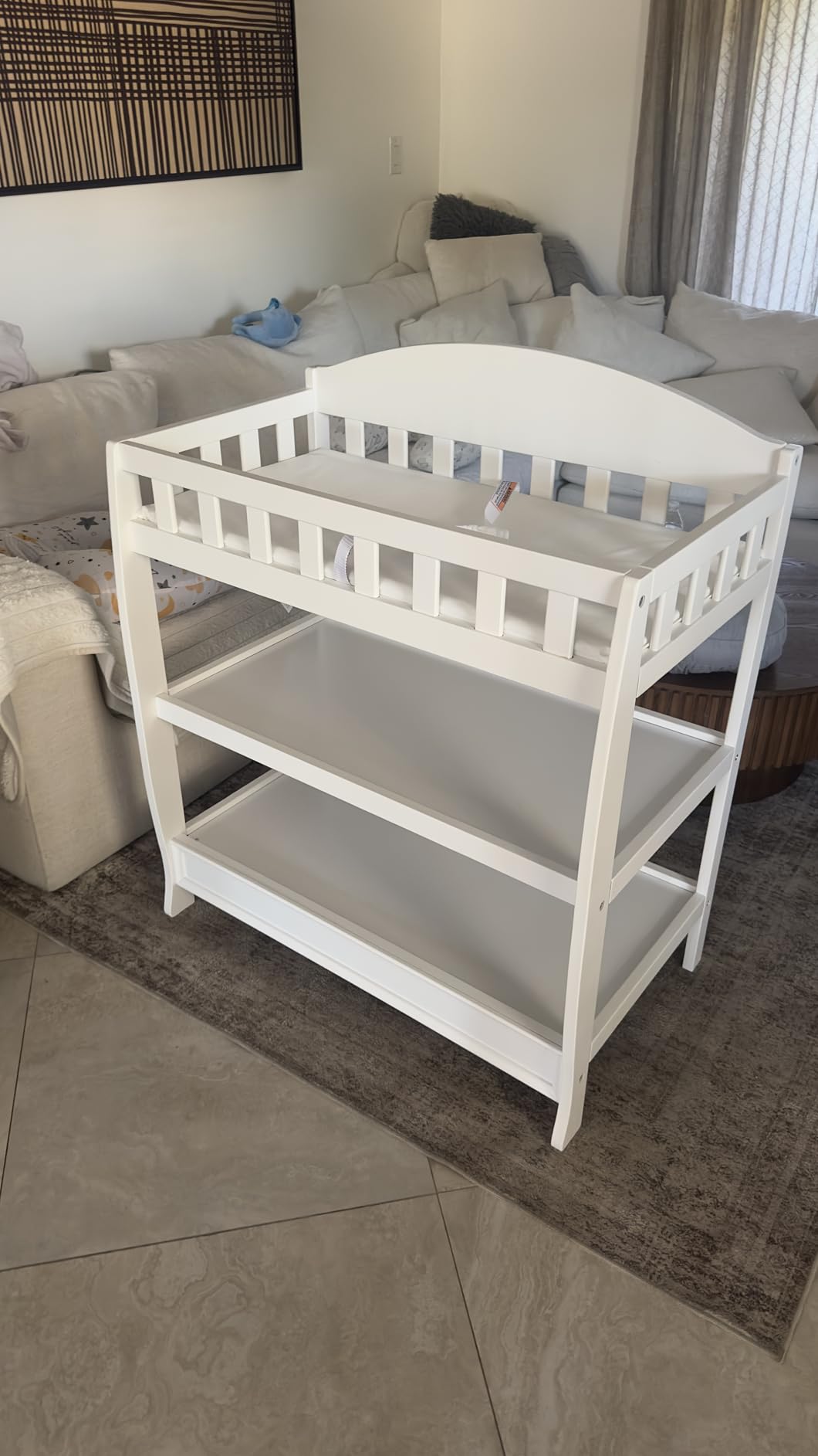 Delta Children Infant Changing Table with Pad, White customer photo 2