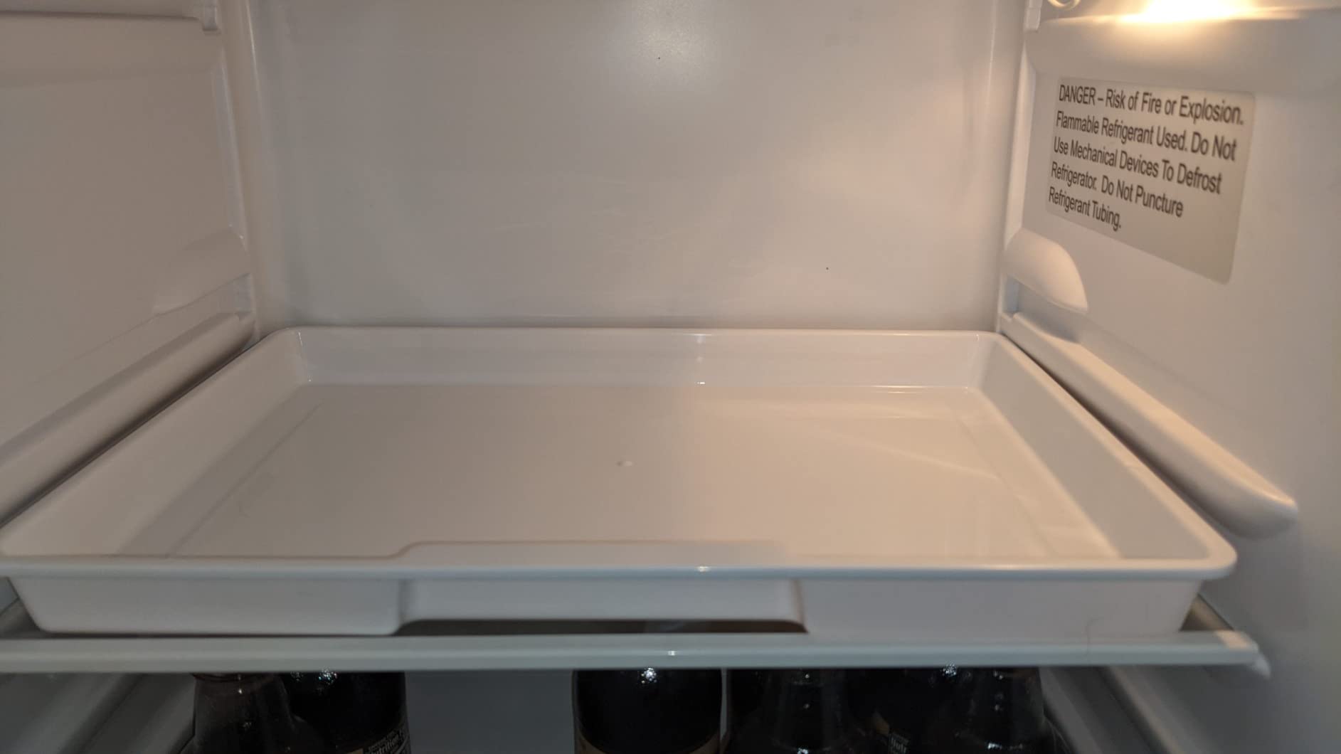 ARCTIC CHEF Mini Refrigerator, Compact Freezer Compartment, Adjustable Thermostat Control, 3.2 Cubic Feet, Platinum Stainless customer photo 1