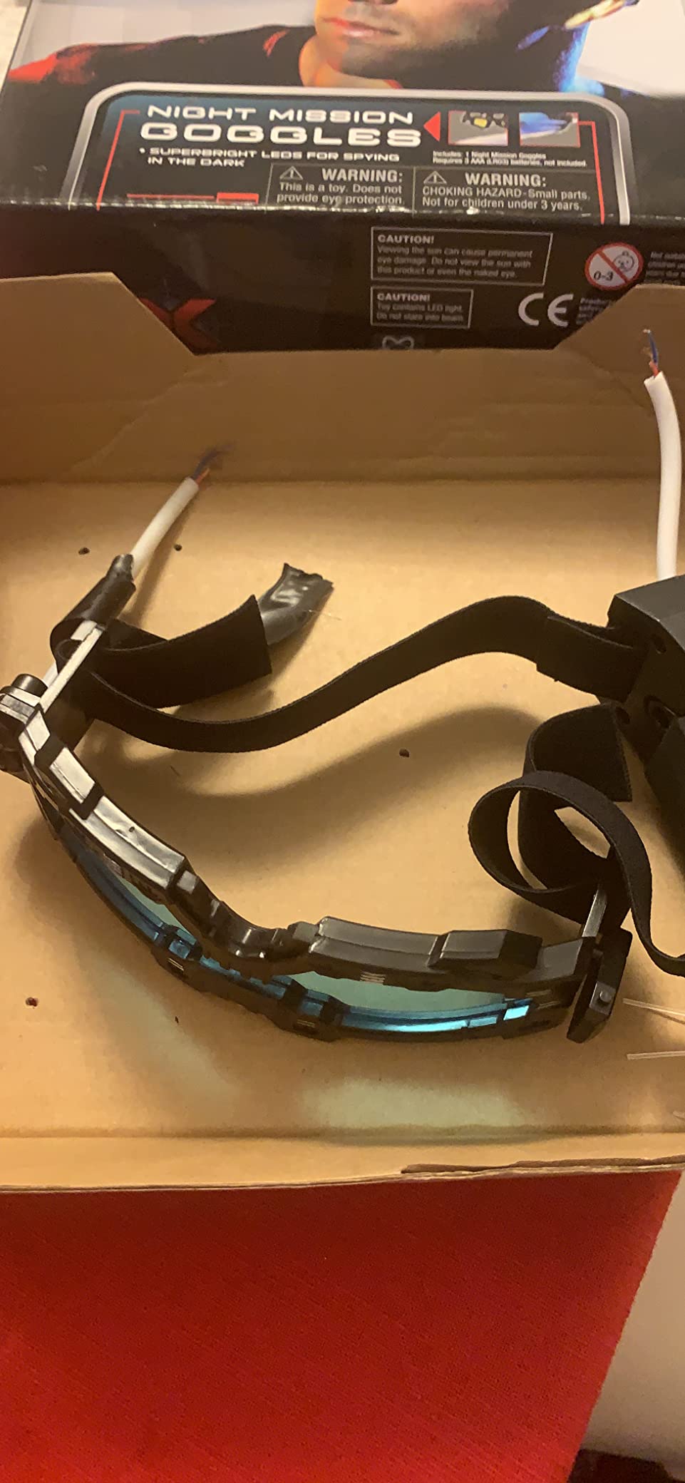 SpyX / Night Mission Goggles - Spy Kids Goggles Toy + LED Light Beams + Flip Out Scope. Adjustable Spy Lens/Glasses/Eyewear Toy Gadget for Junior Secret Agent Role Play in The Dark customer photo 2