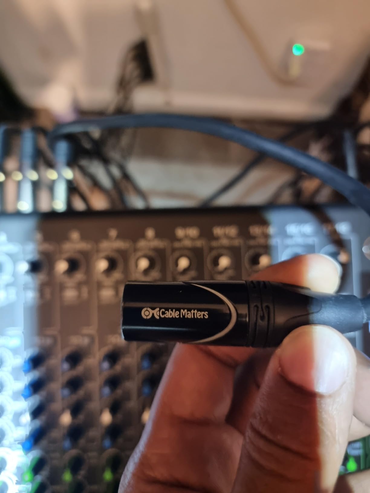 Cable Matters 6.35mm (1/4 Inch) TRS to XLR Cable - 10ft, Male to Male XLR to TRS Cable, Black - Not for Microphone Use customer photo 2