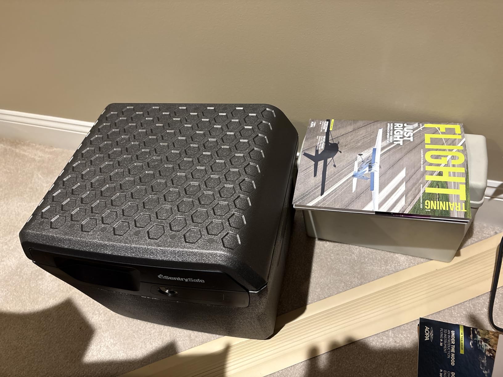 SentrySafe Fireproof and Waterproof Lock Box with Key Lock, File Safe with Carrying Handles for Documents, FHW40100 customer photo 1