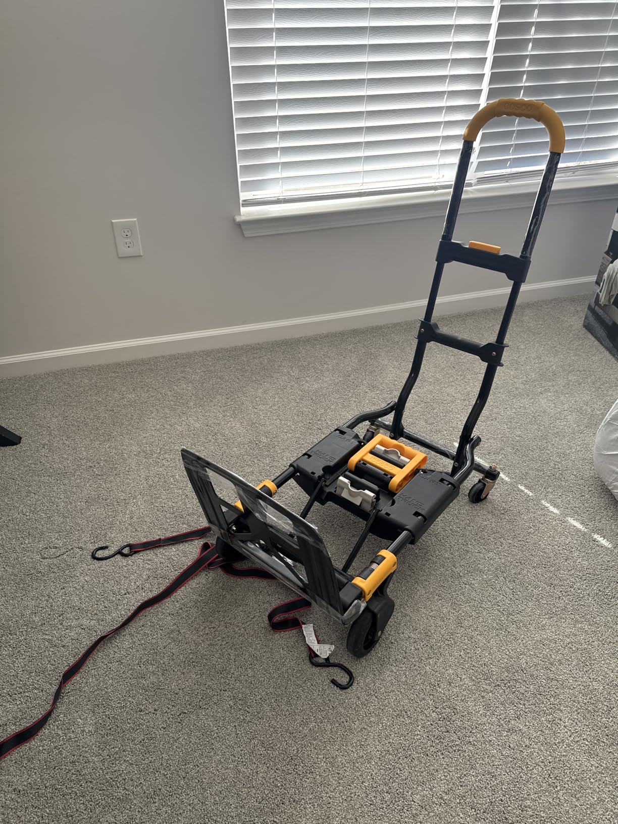 COSCO Shifter Multi-Position Folding Hand Truck and Cart, 300 lb. Weight Capacity, Green customer photo 1