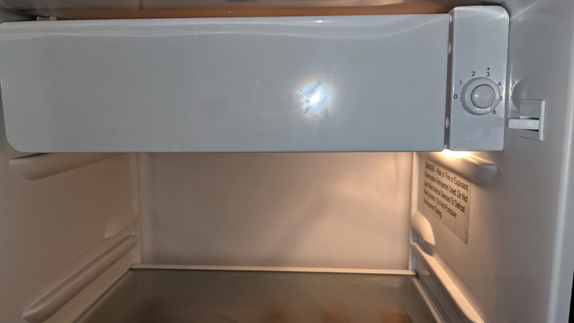 ARCTIC CHEF Mini Refrigerator-Freezer Compartment-Adjustable Thermostat Control-Reversible Doors-Ideal for Dorm, Office, RV, Garage, Apartment-Black, 3.2 CU.FT customer photo 2