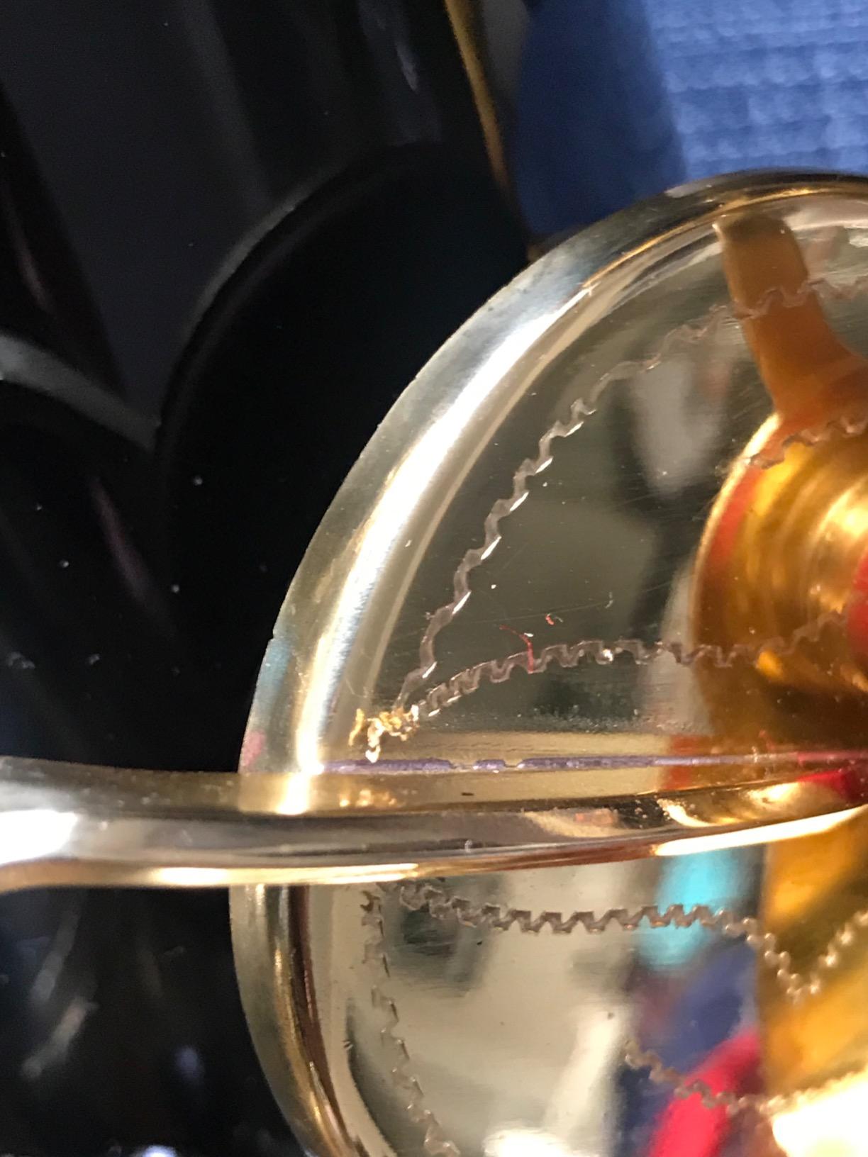 Glory Gold Laquer B Flat Tenor Saxophone with Case,10pc Reeds,Mouth Piece,Screw Driver,Nipper. A pair of gloves, Soft Cleaning Cloth. customer photo 2